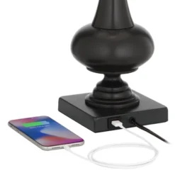 Franklin Iron Works Ross Rustic Farmhouse Table Lamps 27" Tall Set Of 2 Bronze With USB Charging Port Faux Leather Drum Shade For Living Room Desk 12 Franklin Iron Works Ross Rustic Farmhouse Table Lamps 27" Tall Set Of 2 Bronze With USB Charging Port Faux Leather Drum Shade For Living Room Desk -Safavieh Shop GUEST cf60e11c c473 4b41 8a56 03e22ffd9c6a