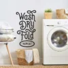 Wash Dry Fold Repeat Peel And Stick Wall Decal Black - RoomMates -Safavieh Shop GUEST cf951947 ccdc 4be9 b2ba aa0b38064e41