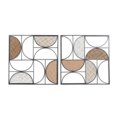 Set Of 2 Contemporary Metal Wall Decors Brown - Olivia & May -Safavieh Shop GUEST cfaecaa1 297a 41b1 8652 55ab66cf50cf