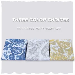 Trinity Paisley Floral Kitchen Tier Curtains For Bathroom Cafe Bedroom -Safavieh Shop GUEST d07f3c18 b698 4ef0 abec bced15529020