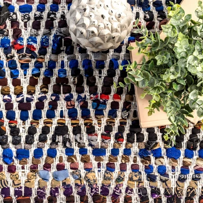 Hand Woven Chevron Roxanne Rug - NuLOOM 5 Hand Woven Chevron Roxanne Rug - NuLOOM - Image 3