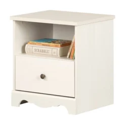 Lyara 1 Drawer Nightstand White Wash - South Shore -Safavieh Shop GUEST d353886b 1538 46ad a659 f3c2f28bf261