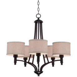 Franklin Iron Works La Pointe Oil Rubbed Bronze Pendant Chandelier 26" Wide Rustic Oatmeal Linen Shade 5-Light Fixture For Dining Room Kitchen Island 11 Franklin Iron Works La Pointe Oil Rubbed Bronze Pendant Chandelier 26" Wide Rustic Oatmeal Linen Shade 5-Light Fixture For Dining Room Kitchen Island -Safavieh Shop GUEST d3568520 e7b6 415b 845e b4ceddc67fe8