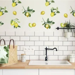 Lemon Peel And Stick Wall Decal Yellow/Green - RoomMates