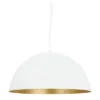 24" 1-Light Rafaelino Bowl Pendant With Shade White/Gold - EGLO 1 24" 1-Light Rafaelino Bowl Pendant With Shade White/Gold - EGLO -Safavieh Shop GUEST d5a420cc a396 41f3 bf33 ce63d1e813a6