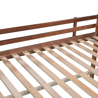 Full Size Wooden Loft Bed With Slide, Stair And Chalkboard - ModernLuxe 11 Full Size Wooden Loft Bed With Slide, Stair And Chalkboard - ModernLuxe - Image 9