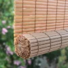 48" X 72" Outdoor Oval Vinyl Cord-Free PVC Rollup Blinds Woodgrain - Radiance -Safavieh Shop GUEST d60c5489 219f 448e 837d 06f30c141777