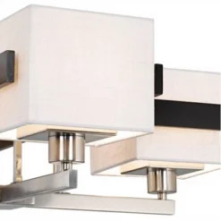 Possini Euro Design Brushed Nickel Pendant Chandelier 28" Wide Modern Dark Mocha Wood Finish Off White Fabric 4-Light Fixture Dining Room 9 Possini Euro Design Brushed Nickel Pendant Chandelier 28" Wide Modern Dark Mocha Wood Finish Off White Fabric 4-Light Fixture Dining Room -Safavieh Shop GUEST d855f955 8b2a 4681 833e df0160dec895