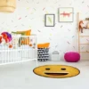Deerlux Emoji Style Round Funny Smiley Face Kids Area Rug, Grinning Emoji Rug -Safavieh Shop GUEST d87ec5ee b9bb 43e0 9aa2 637afe472f66