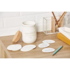 Pearhead Ceramic Gratitude Token Jar - White 8 Pearhead Ceramic Gratitude Token Jar - White -Safavieh Shop GUEST da9f3ea7 8cda 4a38 9329 48f2da693511