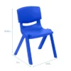 ECR4Kids Plastic School Stack Chair For Indoors And Outdoors, 12in Seat Height, 4-Pack -Safavieh Shop GUEST dc91ccfa 02df 4da4 b67e 7ce2426784c5