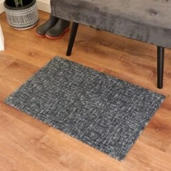 2'x3' ColorStar Static Door Mat Gray - Bungalow Flooring