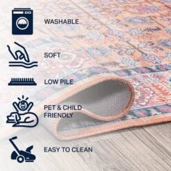 Kemer All-Over Persian Washable Area Rug - JONATHAN Y -Safavieh Shop GUEST dd2ffbf4 6941 4960 976b 4a67ebe32744