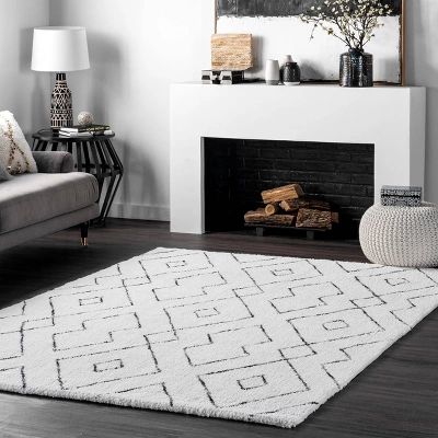Hand Tufted Beaulah Shaggy Area Rug - NuLOOM 3 Hand Tufted Beaulah Shaggy Area Rug - NuLOOM