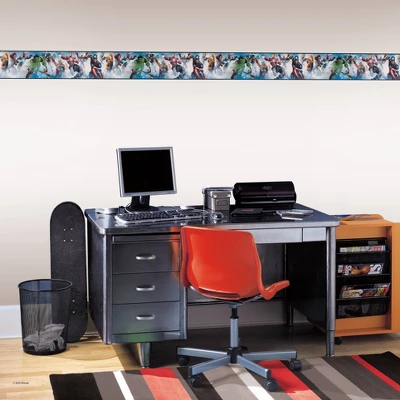 Avengers Peel And Stick Border - RoomMates 4 Avengers Peel And Stick Border - RoomMates - Image 2