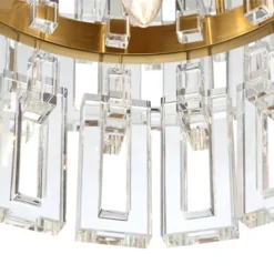 Vienna Full Spectrum Luxum Burnished Brass Chandelier 18 3/4" Wide Modern Tiered Crystal 6-Light Fixture For Dining Room House Foyer Kitchen Island -Safavieh Shop GUEST ded4f993 e990 4abd ad44 17b4c60e5dcb