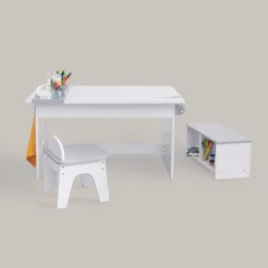 Fantasy Fields - Little Artist Monet Play Art Table Kids Furniture - White/Gray 19 Fantasy Fields - Little Artist Monet Play Art Table Kids Furniture - White/Gray -Safavieh Shop GUEST e146830a 05b9 4d40 b1cf 1147992d1d9e