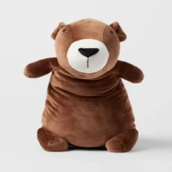 Bear Weighted Plush Kids' Throw Pillow Brown - Pillowfort™ -Safavieh Shop GUEST e14bf083 0b66 46ff 9039 736ae79b5f51