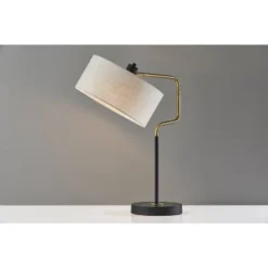 Jacob Table Lamp Black/Brass - Adesso -Safavieh Shop GUEST e152e8f5 79ea 4b85 b118 e2ce36c568c9