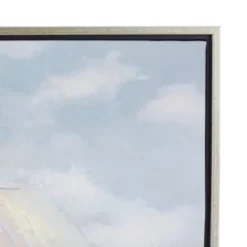 Canvas Landscape Barn Framed Wall Art With Silver Frame Multi Colored - Olivia & May -Safavieh Shop GUEST e18f7ea5 f435 4cbc 9a89 f522dec39ec8