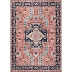 NuLOOM Amber Machine Washable Floral Aztec Area Rug -Safavieh Shop GUEST e194e160 eef2 4e73 9286 8b1c8db13a97