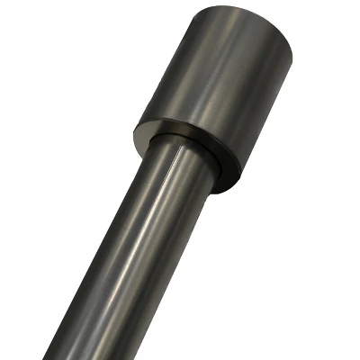 Linen Avenue Cylinder Single And Double Window Curtain Rod Set 3 Linen Avenue Cylinder Single And Double Window Curtain Rod Set