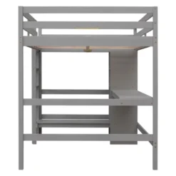 Full Size Loft Bed With Multifunction Shelves And Under-Bed Desk - ModernLuxe 20 Full Size Loft Bed With Multifunction Shelves And Under-Bed Desk - ModernLuxe -Safavieh Shop GUEST e38820f7 5bbd 414e 8892 29e170ba5515