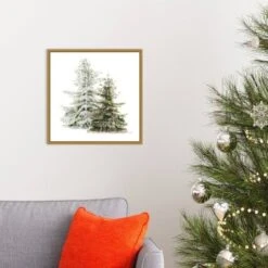 16" X 16" Vintage Wooded Holiday Trees In Snow By Katie Pertiet Framed Canvas Wall Art - Amanti Art 10 16" X 16" Vintage Wooded Holiday Trees In Snow By Katie Pertiet Framed Canvas Wall Art - Amanti Art -Safavieh Shop GUEST e3926af2 b783 468b a4bd 97e9466b7c96