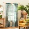 1pc Sheer Vines Burnout Window Curtain Panel Green - Opalhouse™ Designed With Jungalow™ -Safavieh Shop GUEST e4443a31 f1d1 4db6 b0f4 90da97196c12 1