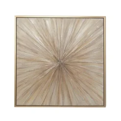 Canvas Starburst Radial Framed Wall Art With Gold Frame Brown - Olivia & May 16 Canvas Starburst Radial Framed Wall Art With Gold Frame Brown - Olivia & May -Safavieh Shop GUEST e446a5aa 315e 4351 8bdd b850332309d9
