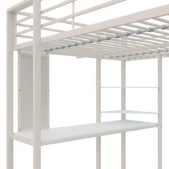 Full Adele Loft Bed Off White - Room & Joy -Safavieh Shop GUEST e45f73bf e6c1 4ca5 b6f1 249257bdb658