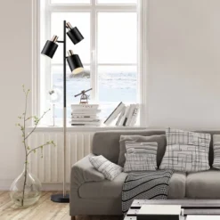 Globe Electric 67" Fiona 3-Light Matte Black Track Tree Lamp With Matte Brass Accents - Novogratz X Globe -Safavieh Shop GUEST e4b119fd 70a6 454d ad8b 6d2fefa31c1b