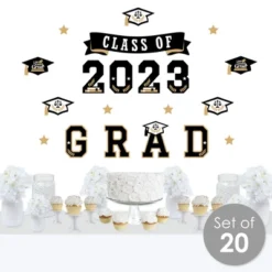 Big Dot Of Happiness Law School Class Of 2023 Graduation Party Wall Decals Set Of 20