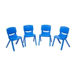 ECR4Kids Plastic School Stack Chair For Indoors And Outdoors, 12in Seat Height, 4-Pack -Safavieh Shop GUEST e6ab4036 b506 4830 8188 ac93a197b6ee