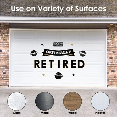 Big Dot Of Happiness Happy Retirement - Peel And Stick Retirement Party Decoration - Wall Decals Backdrop 3 Big Dot Of Happiness Happy Retirement - Peel And Stick Retirement Party Decoration - Wall Decals Backdrop