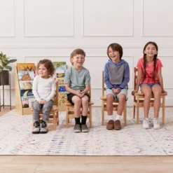 ECR4Kids Three Rung Ladderback Chair, Classroom Seating, Natural, 2-Pack -Safavieh Shop GUEST e7acf442 b3b3 4b2b b452 efc57b77a2e7