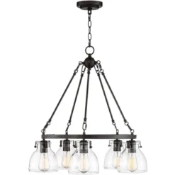 Possini Euro Design Bellis Bronze Wagon Wheel Pendant Chandelier 25" Wide Modern Clear Glass 5-Light Fixture For Dining Room House Kitchen Island Home 14 Possini Euro Design Bellis Bronze Wagon Wheel Pendant Chandelier 25" Wide Modern Clear Glass 5-Light Fixture For Dining Room House Kitchen Island Home -Safavieh Shop GUEST e7bbb215 b714 48ed 95f2 82d1e0902641