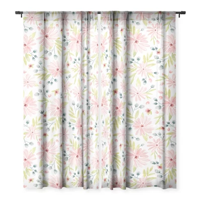 Heather Dutton Amelia Single Panel Sheer Window Curtain 120" X 50" - Deny Designs 4 Heather Dutton Amelia Single Panel Sheer Window Curtain 120" X 50" - Deny Designs - Image 2