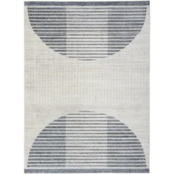 Nourison Astra Machine Washable Semi Circles Mid-Century Modern Indoor Rug -Safavieh Shop GUEST e900b626 85b5 4a84 9c22 51a26187e627