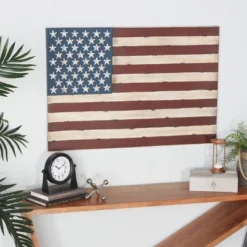 Metal Vintage Rectangular American Flag Wall Decor - Olivia & May -Safavieh Shop GUEST e92ba7c7 6bd3 449c 801d 2229cbccfbc6