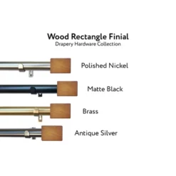 Linen Avenue Wood Rectangle Curtain Rod -Safavieh Shop GUEST eaa8ba3f 3f52 452f b598 12b21a03f69d