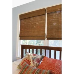 Radiance Cape Cod 44-in Cordless Maple Roman Shade