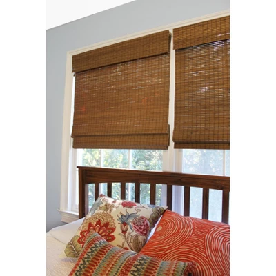 Radiance Cape Cod 36-in Cordless Maple Roman Shade 4 Radiance Cape Cod 36-in Cordless Maple Roman Shade - Image 2