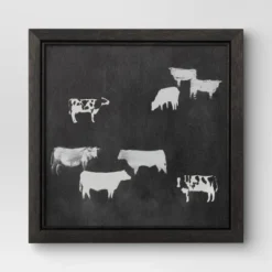 (Set Of 2) 12" X 12" Cow Collection II Framed Wall Canvases - Threshold™ -Safavieh Shop GUEST eba1d89c 78cc 4c5b 8c67 3a03cc2b6c22