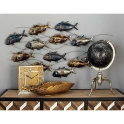 24" X 45" Metal Fish Indoor Outdoor Wall Decor Multi Colored - Olivia & May -Safavieh Shop GUEST ecca146d 92ff 48b0 b2de 0312acd2504e