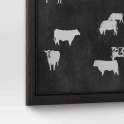 (Set Of 2) 12" X 12" Cow Collection II Framed Wall Canvases - Threshold™ -Safavieh Shop GUEST ed6cea91 4424 4805 8aee 4c4271b75676
