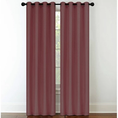 Kate Aurora 2 Piece Terry Slub Light Filtering Luxury Grommet Top Window Curtain Panels 6 Kate Aurora 2 Piece Terry Slub Light Filtering Luxury Grommet Top Window Curtain Panels - Image 4