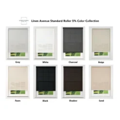 Linen Avenue Cordless 5% Solar Screen Standard Roller Shade, Black, Charcoal, And Gray 12 Linen Avenue Cordless 5% Solar Screen Standard Roller Shade, Black, Charcoal, And Gray -Safavieh Shop GUEST edf3bca7 eafe 4651 a0a2 24f4cb09dc1e