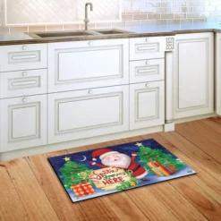 Santa Stop Here Christmas Doormat Presents Holiday 30" X 18" Briarwood Lane -Safavieh Shop GUEST ee843cbd e21c 4e01 9263 3f110e68745f