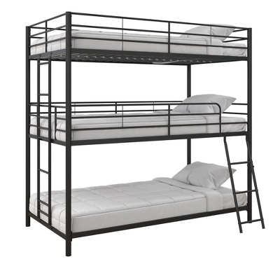 Triple Twin Zeke Metal Bunk Bed - Room & Joy 13 Triple Twin Zeke Metal Bunk Bed - Room & Joy - Image 11